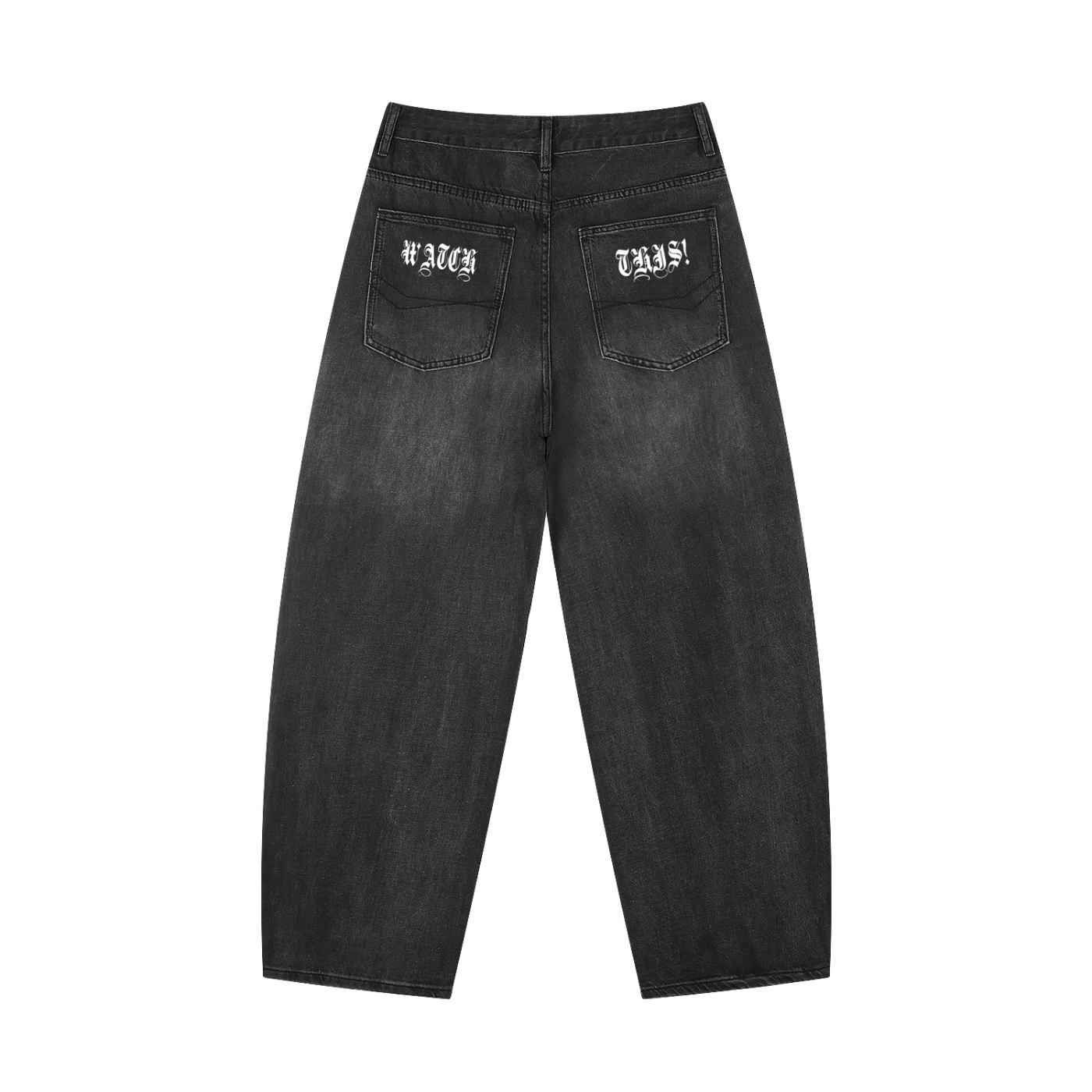 Men's Sunfade Vintage Wash Barrel Leg Jeans